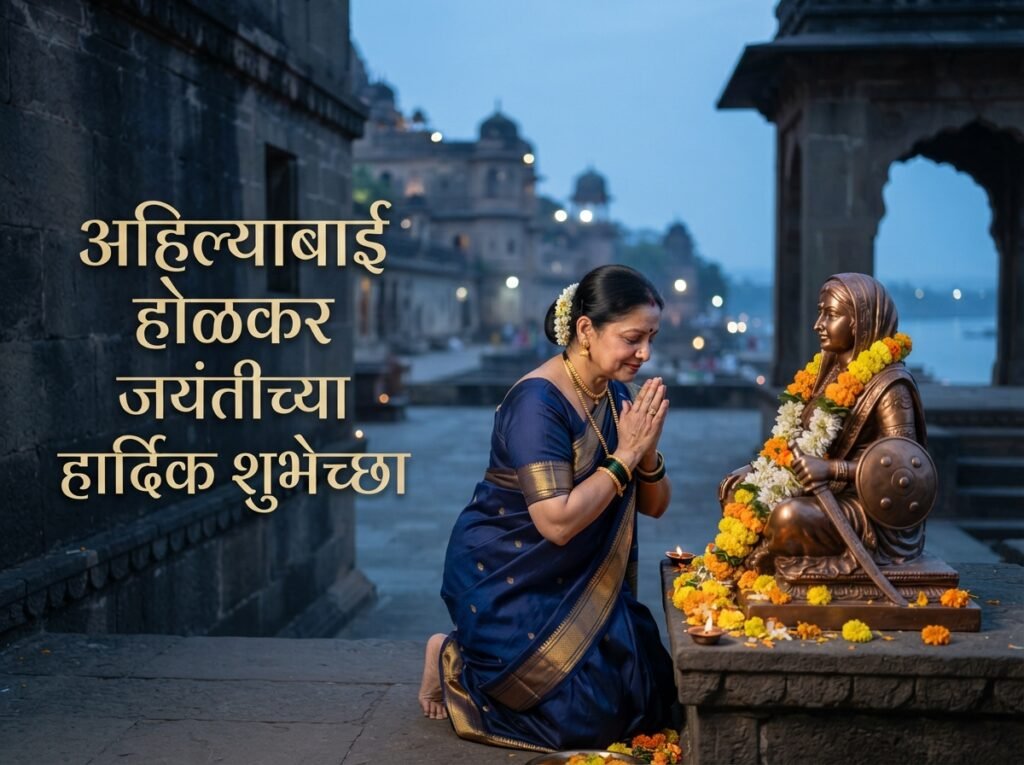 Ahilyabai Holkar Jayanti Wishes in Marathi