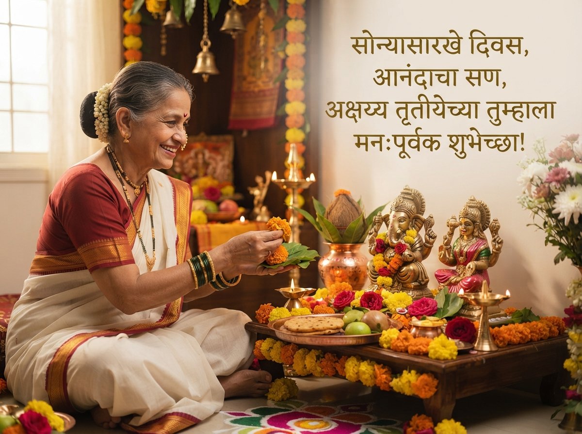 Akshaya Tritiya Wishes in Marathi