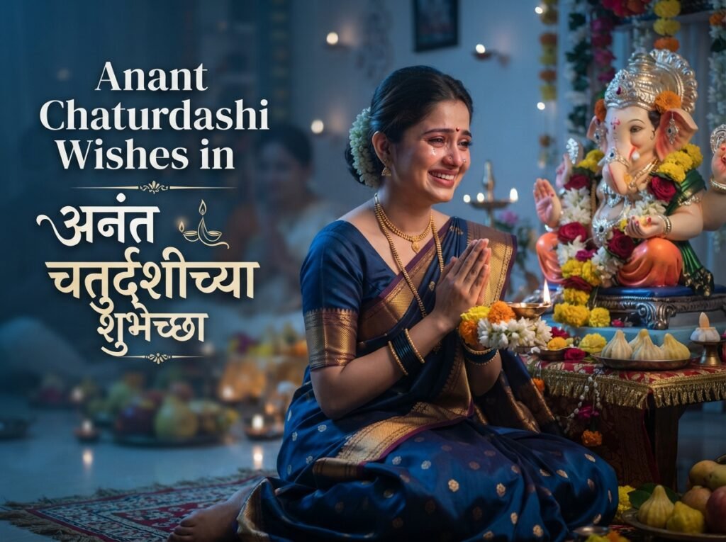Anant Chaturdashi Wishes in Marathi