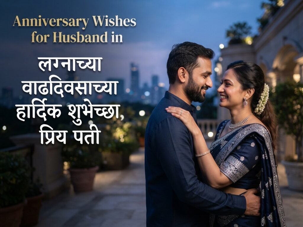Anniversary Wishes for Husband in Marathi