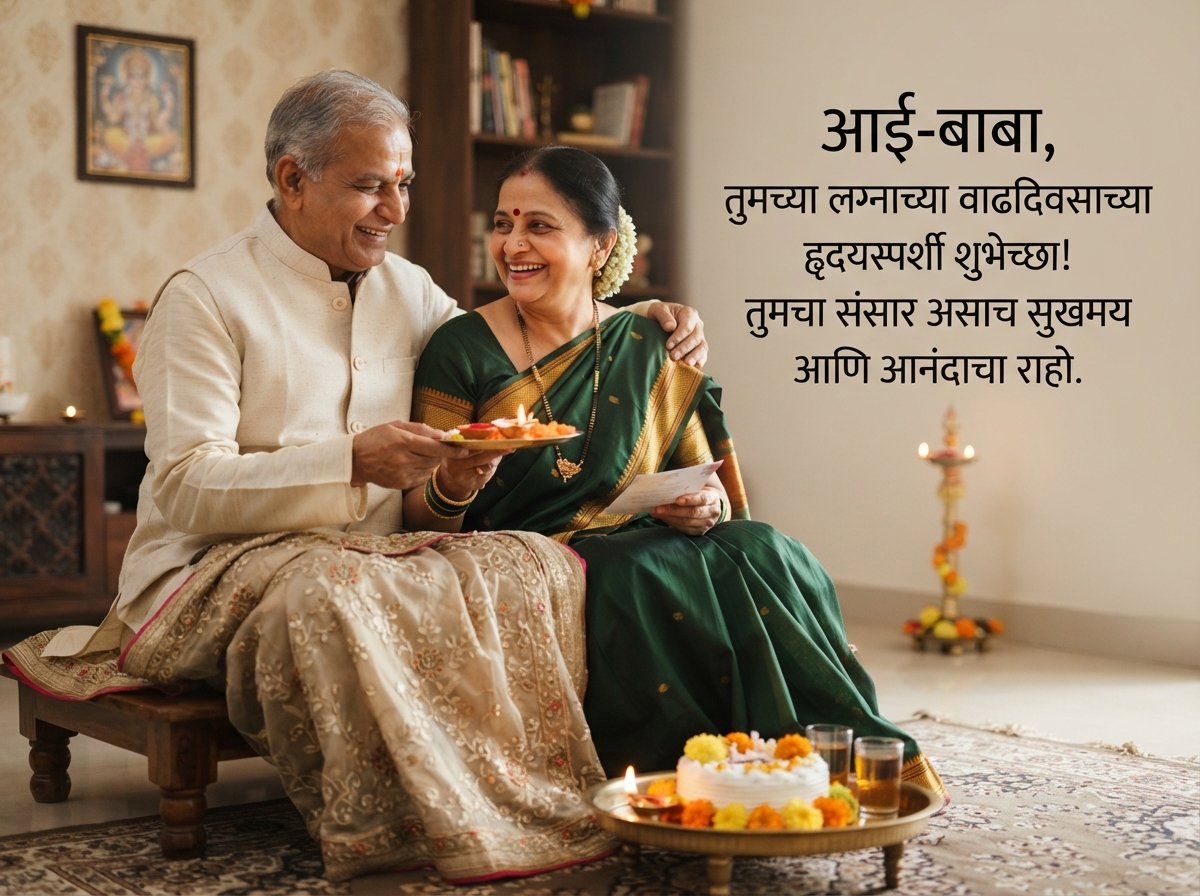 Anniversary Wishes for Parents in Marathi