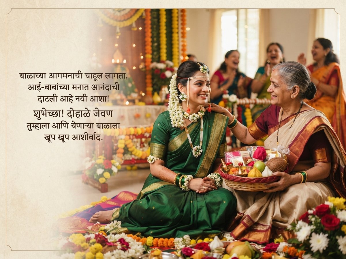 Baby Shower Wishes in Marathi