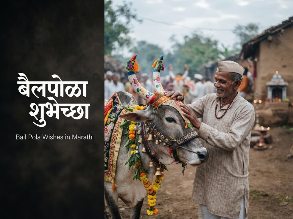 Bail Pola Wishes in Marathi
