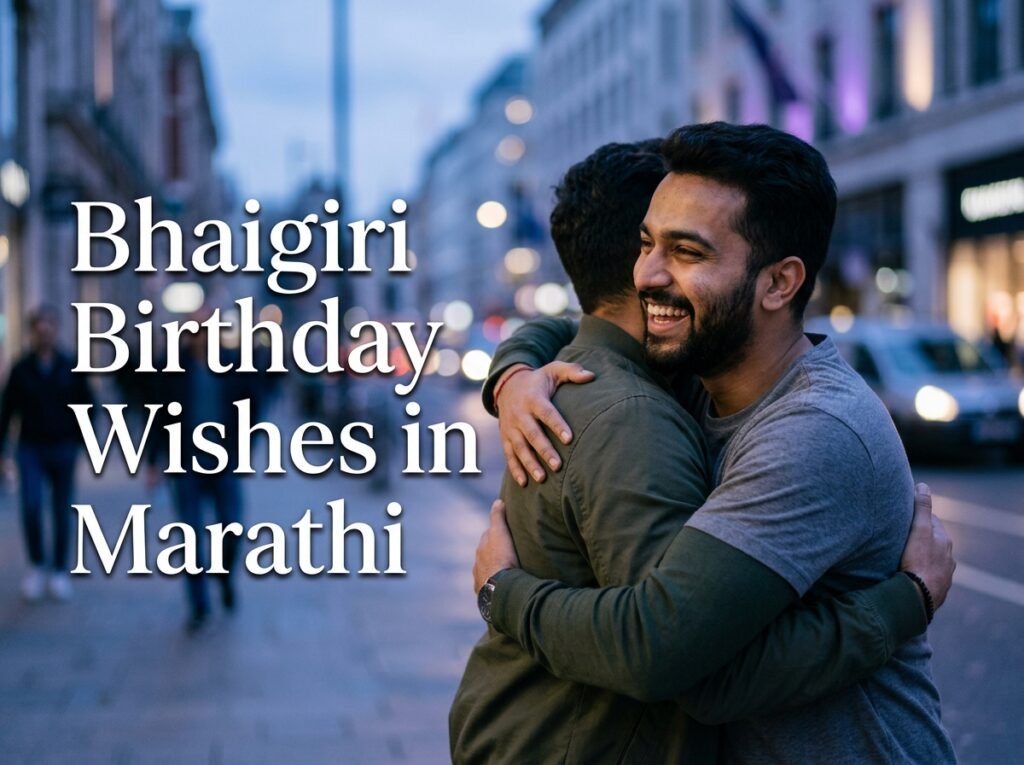 Bhaigiri Birthday Wishes in Marathi