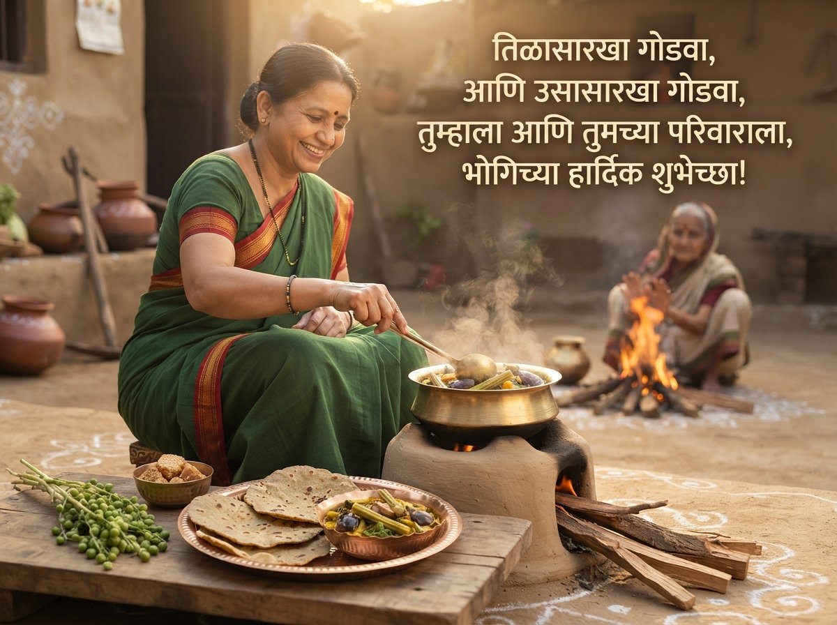 Bhogi Wishes in Marathi