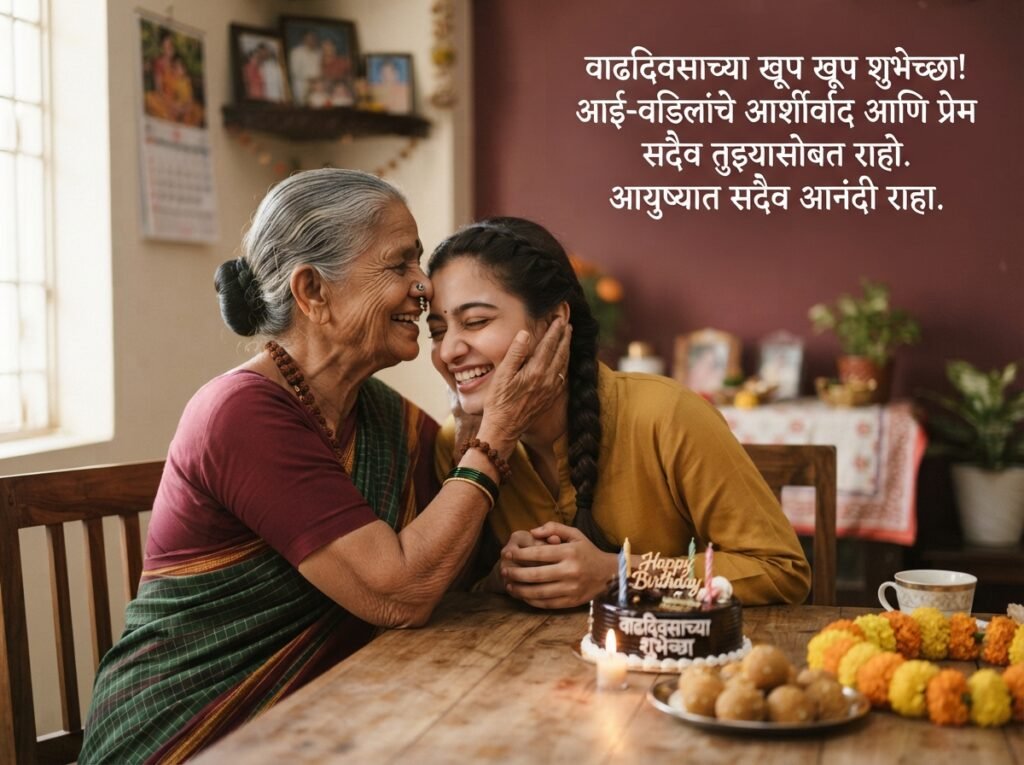 Birthday Dialogue in Marathi