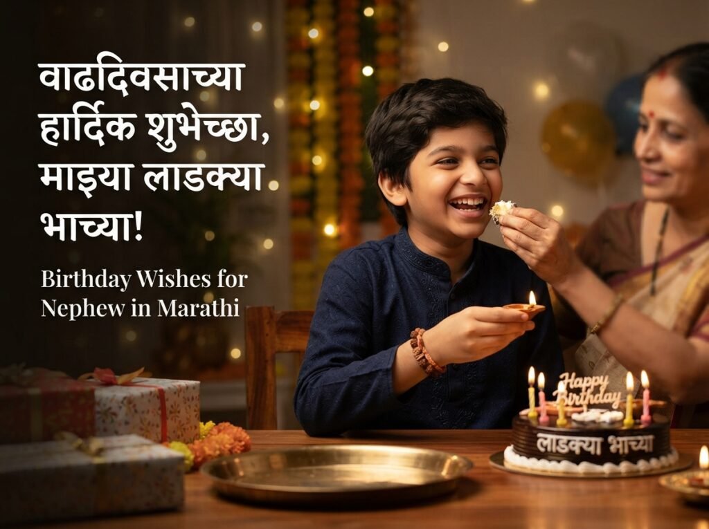 Birthday Wishes for Bhacha in Marathi