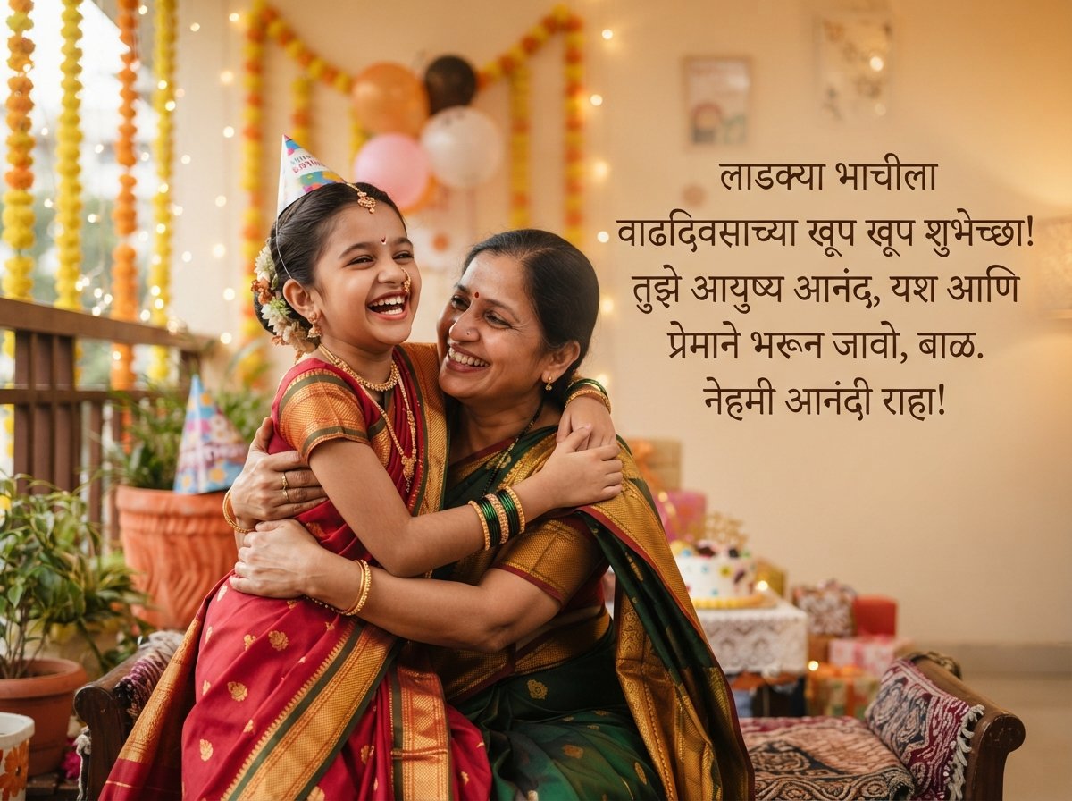Birthday Wishes for Bhachi in Marathi