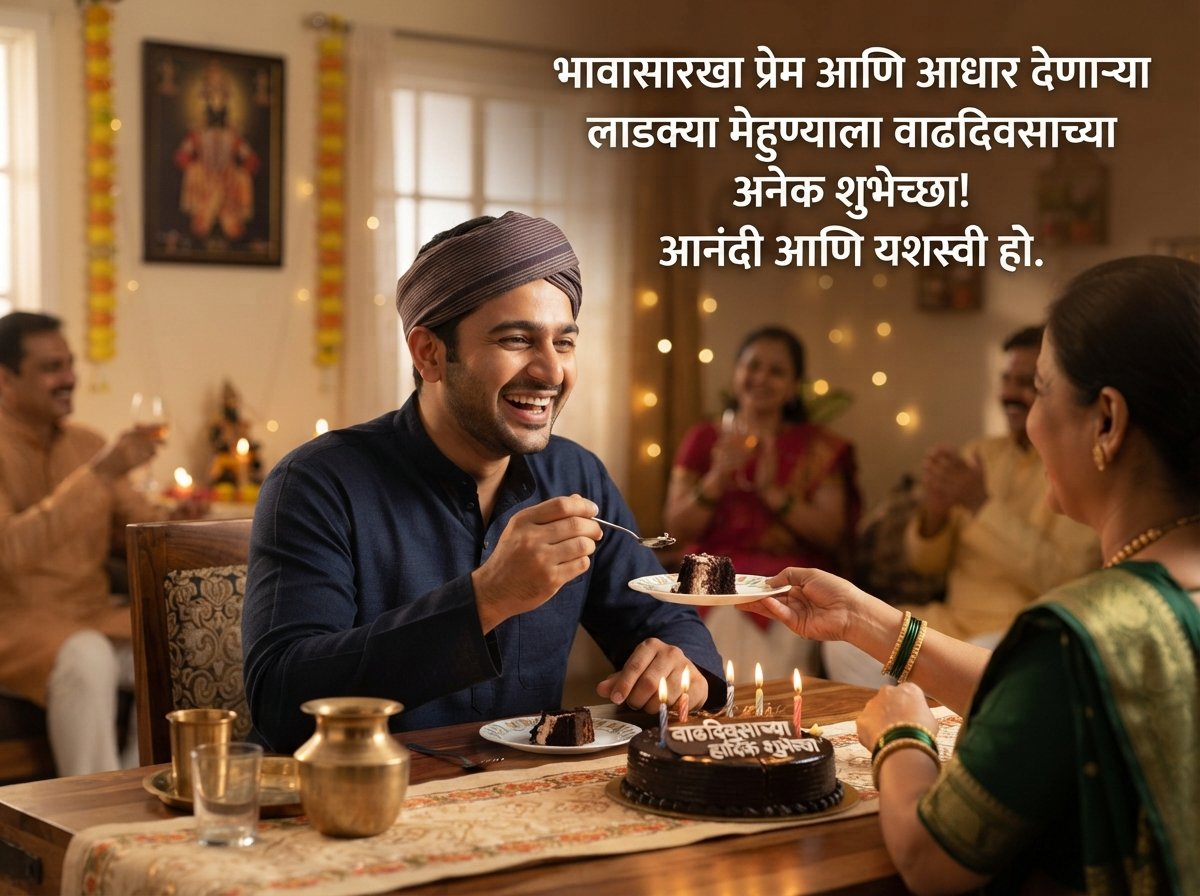 Birthday Wishes for Brother-in-Law in Marathi