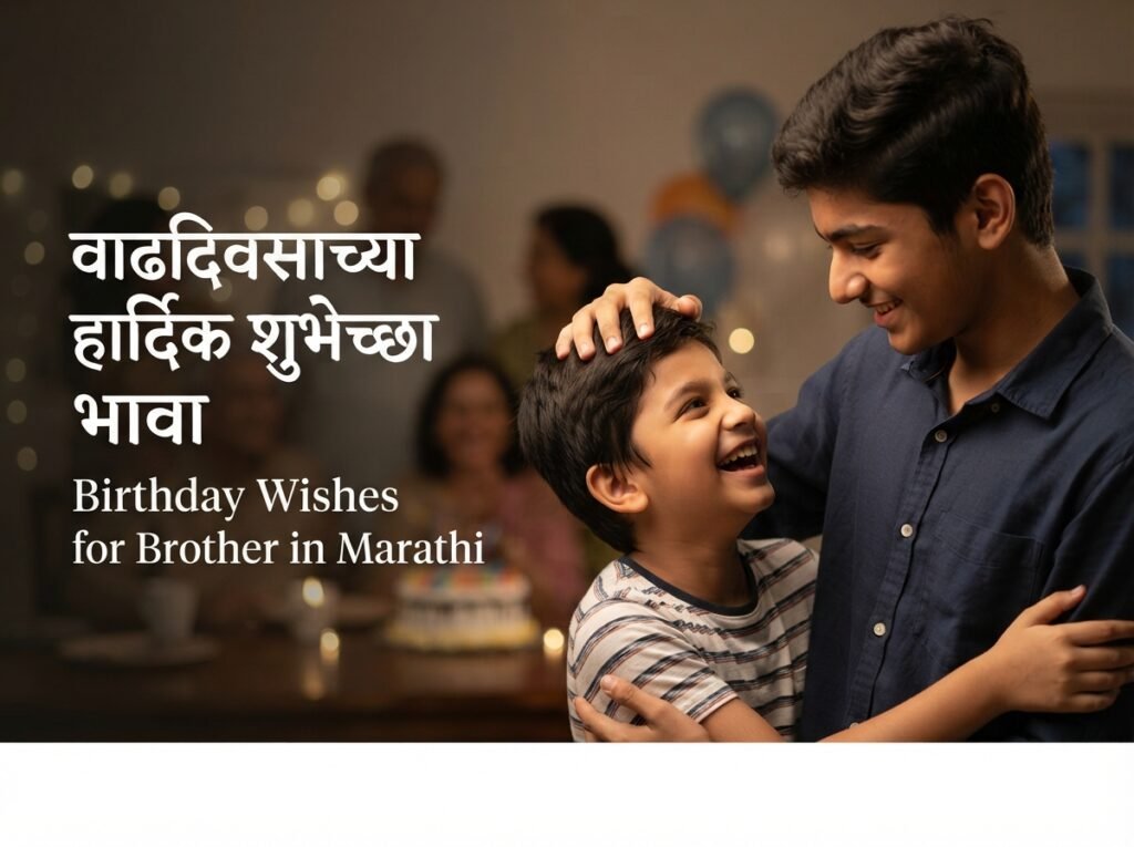 Birthday Wishes for Brother in Marathi
