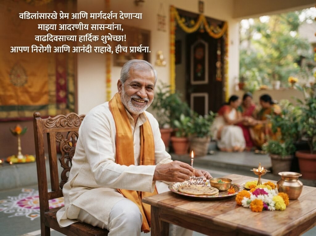 Birthday Wishes for Father-in-Law in Marathi