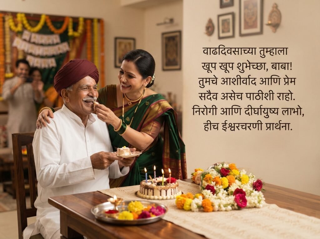 Birthday Wishes for Father-in-Law in Marathi