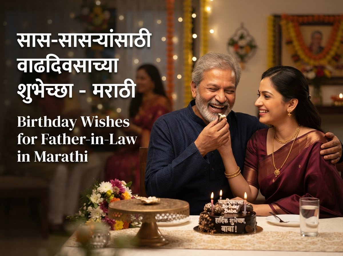 Birthday Wishes for Father-in-Law in Marathi