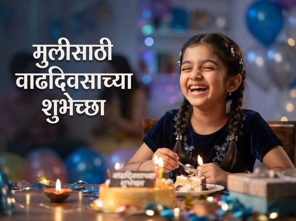 Birthday Wishes for Girl in Marathi