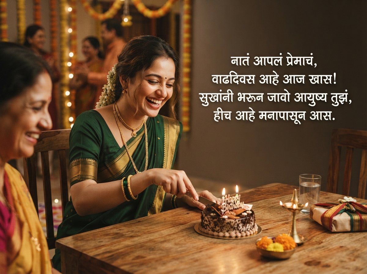Birthday Wishes for Girlfriend in Marathi