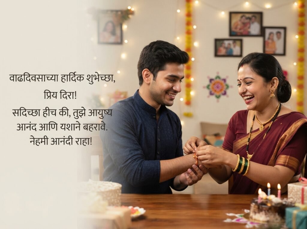 Birthday Wishes for Jau / Dir in Marathi (जाऊ / दीर)