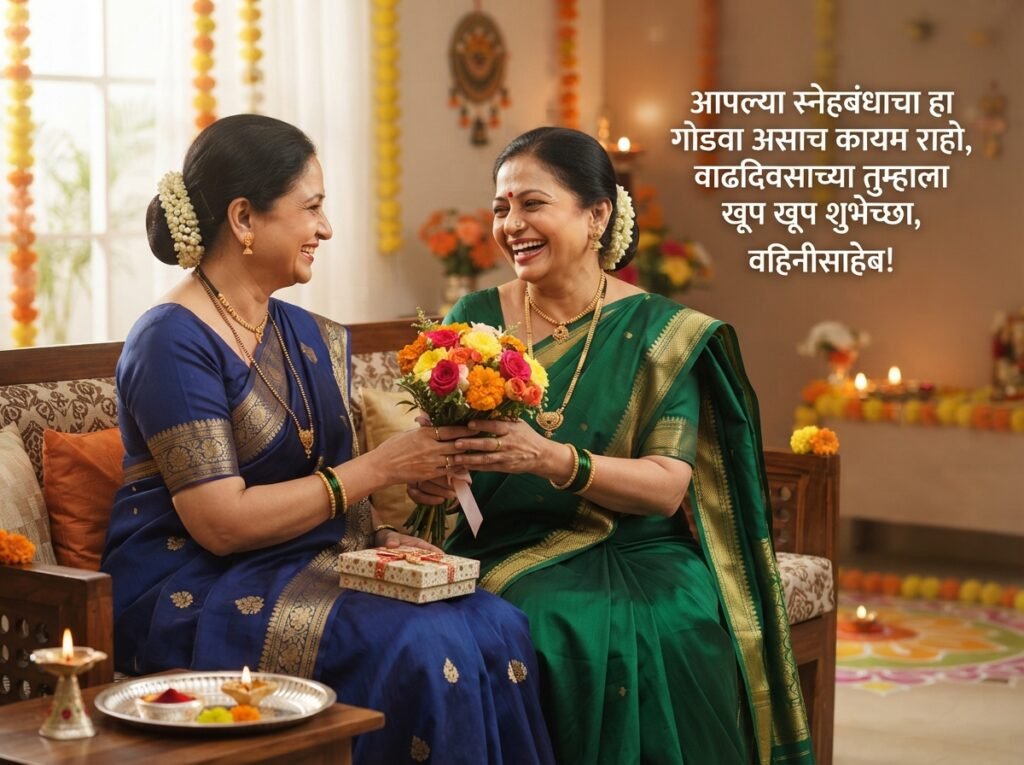 Birthday Wishes for Jau / Dir in Marathi (जाऊ / दीर)