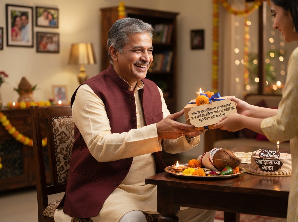 Birthday Wishes for Kaka in Marathi