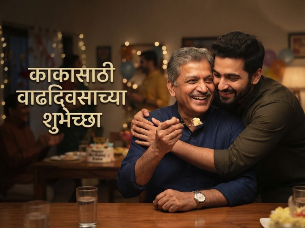 Birthday Wishes for Kaka in Marathi