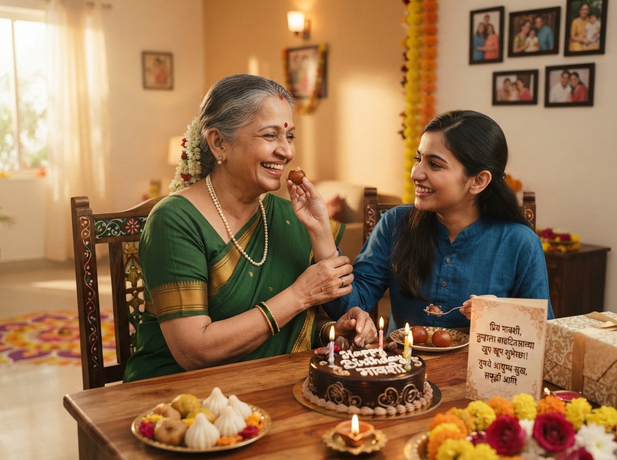 Birthday Wishes for Mavshi in Marathi