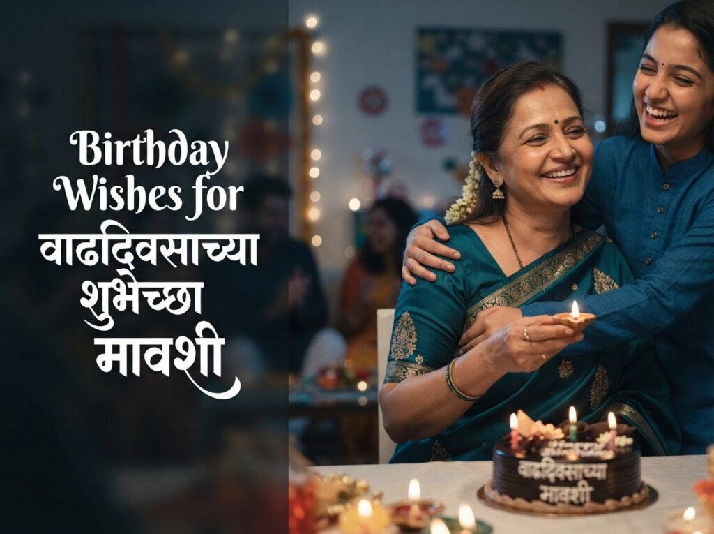 Birthday Wishes for Mavshi in Marathi