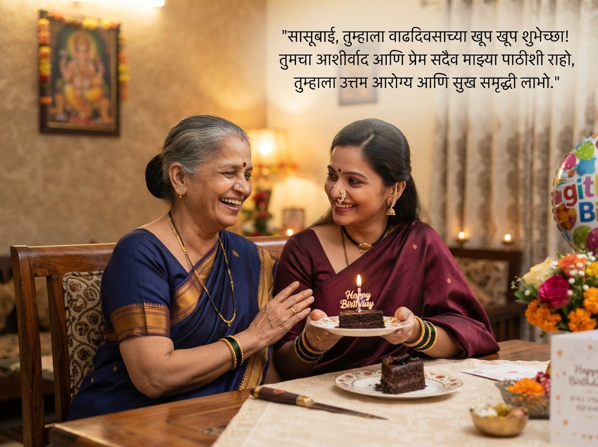 Birthday Wishes for Mother-in-Law in Marathi