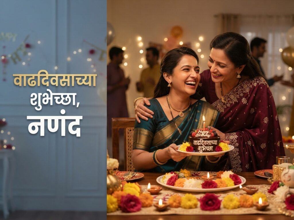 Birthday Wishes for Nanad in Marathi