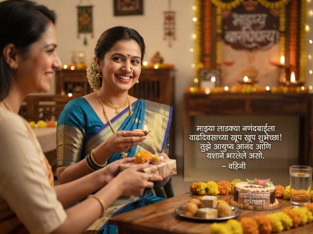 Birthday Wishes for Sister-in-Law in Marathi