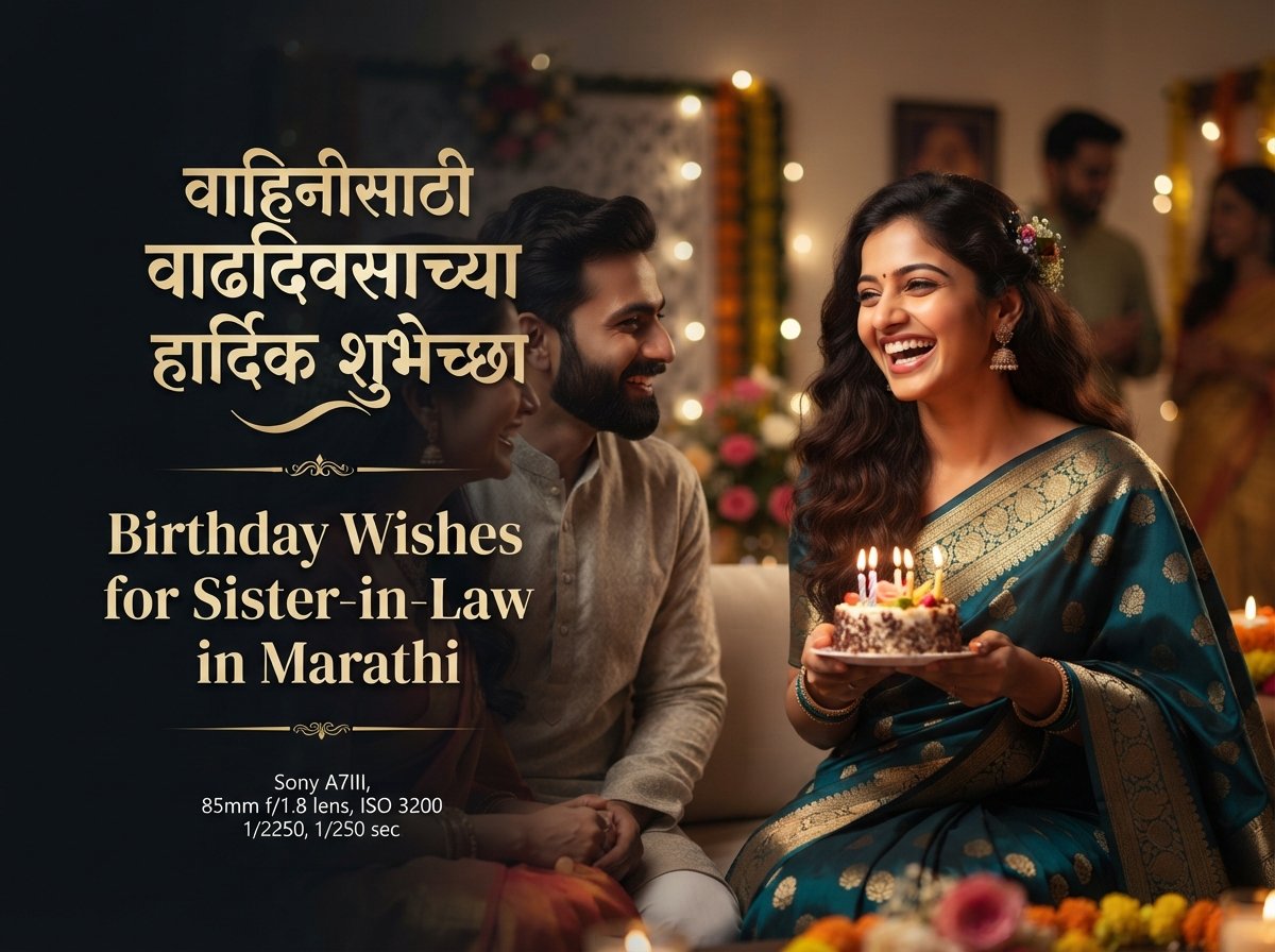 Birthday Wishes for Sister-in-Law in Marathi