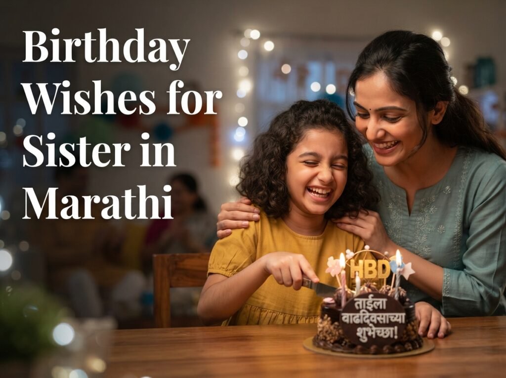 Birthday Wishes for Sister in Marathi