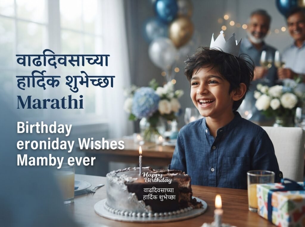 Birthday Wishes for Son in Marathi