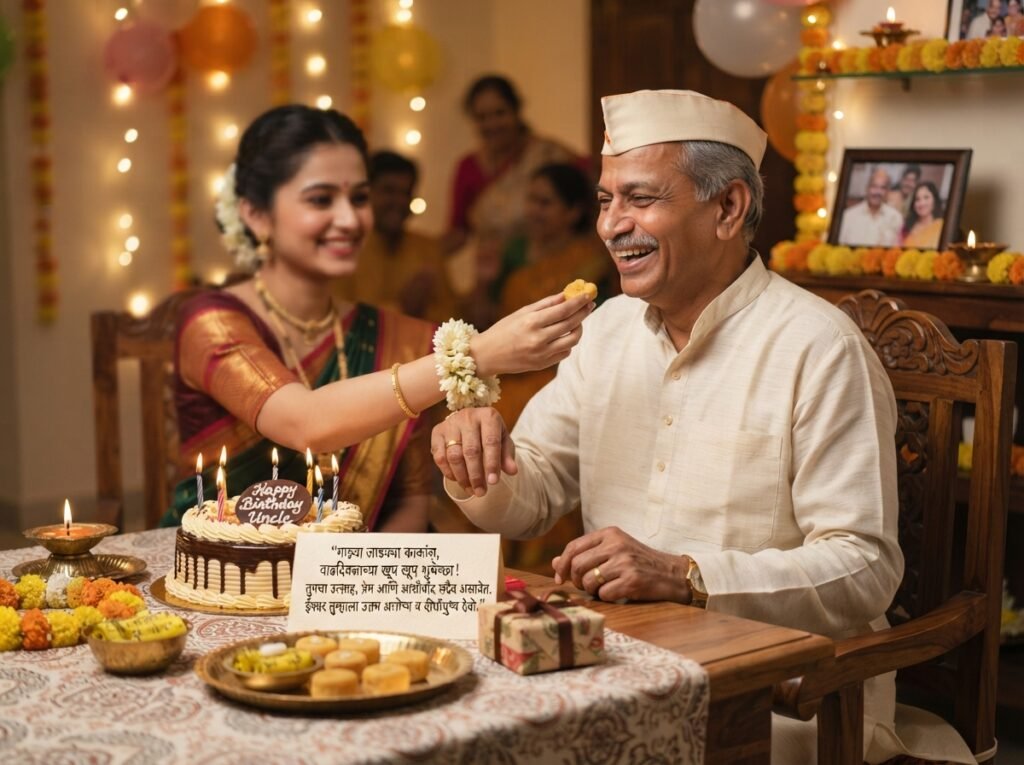 Birthday Wishes for Uncle in Marathi