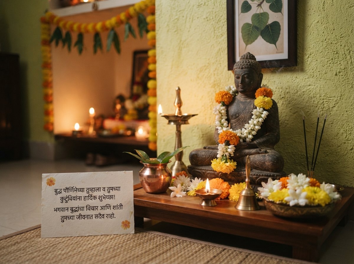 Buddha Purnima Wishes in Marathi