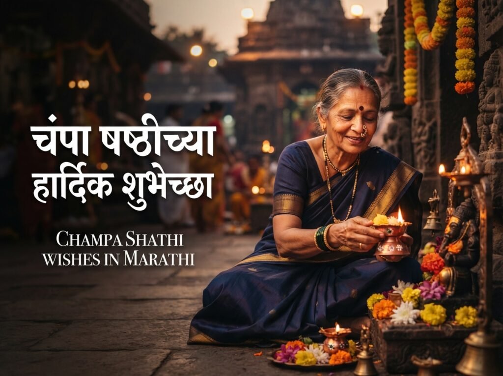 Champa Shashthi Wishes in Marathi 