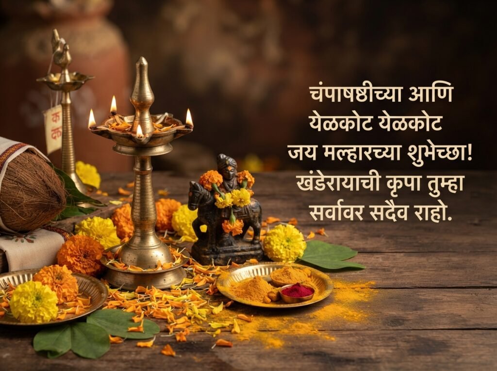 Champa Shashthi Wishes in Marathi 