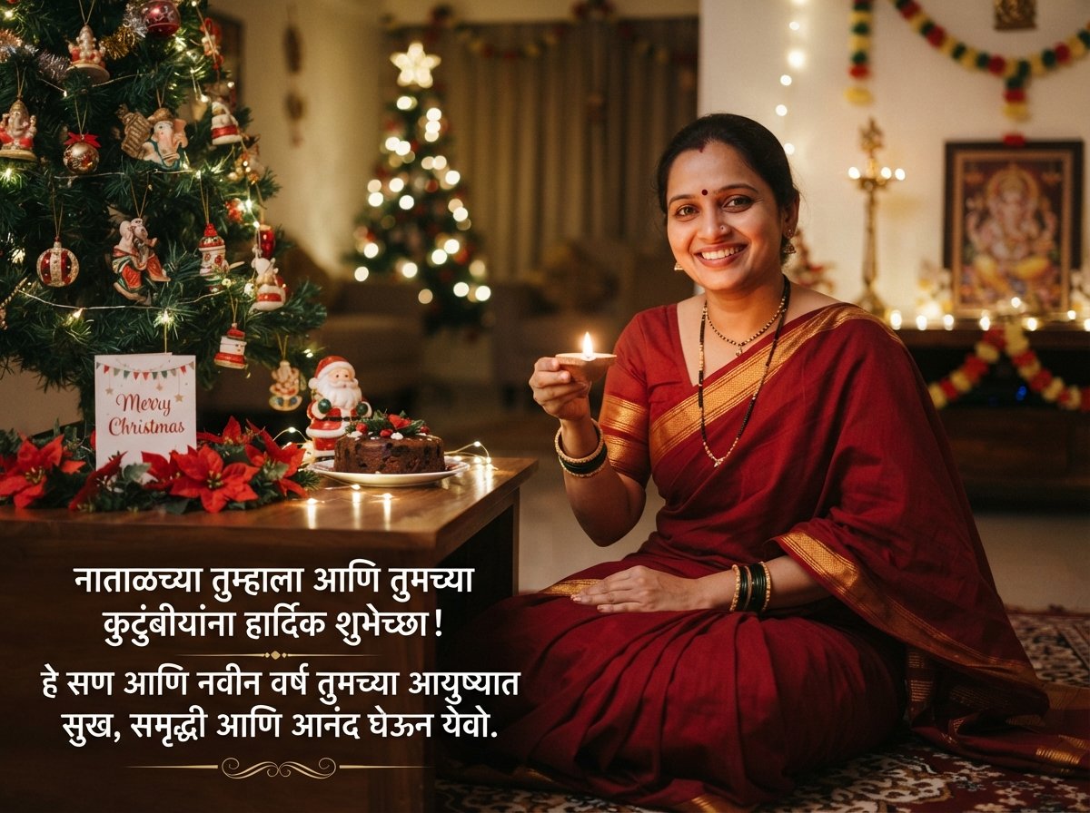 Christmas Wishes in Marathi