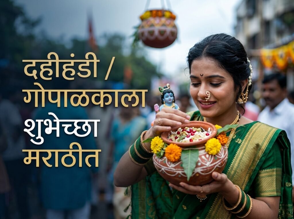 Dahi Handi / Gopalkala Wishes in Marathi