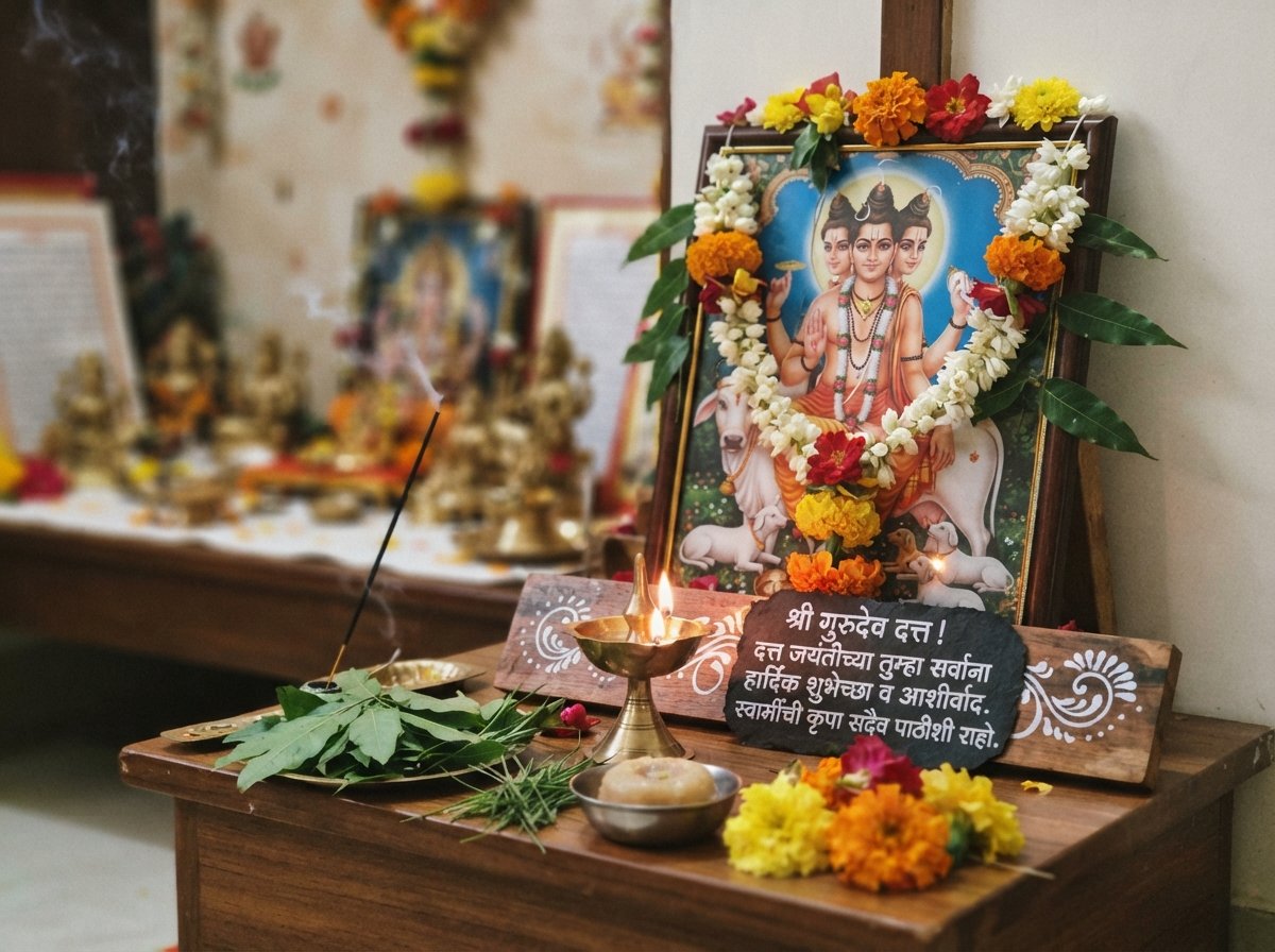 Datta Jayanti Wishes in Marathi