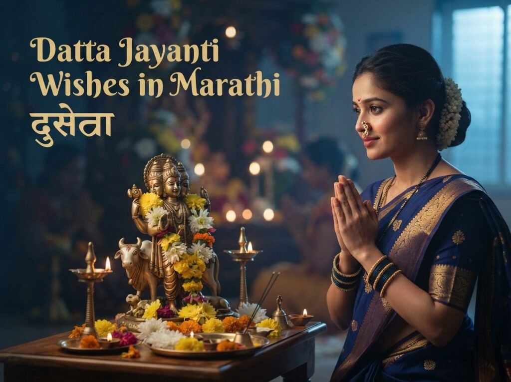 Datta Jayanti Wishes in Marathi