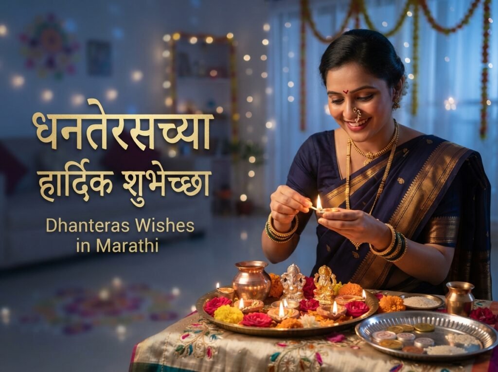 Dhanteras Wishes in Marathi