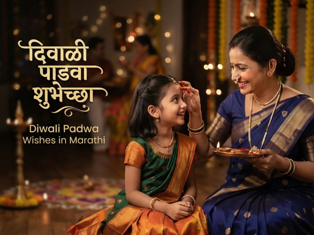 Diwali Padwa Wishes in Marathi