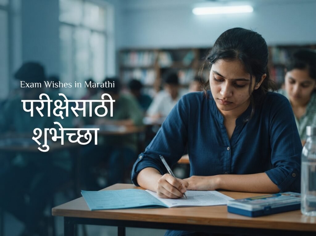 Exam Wishes in Marathi