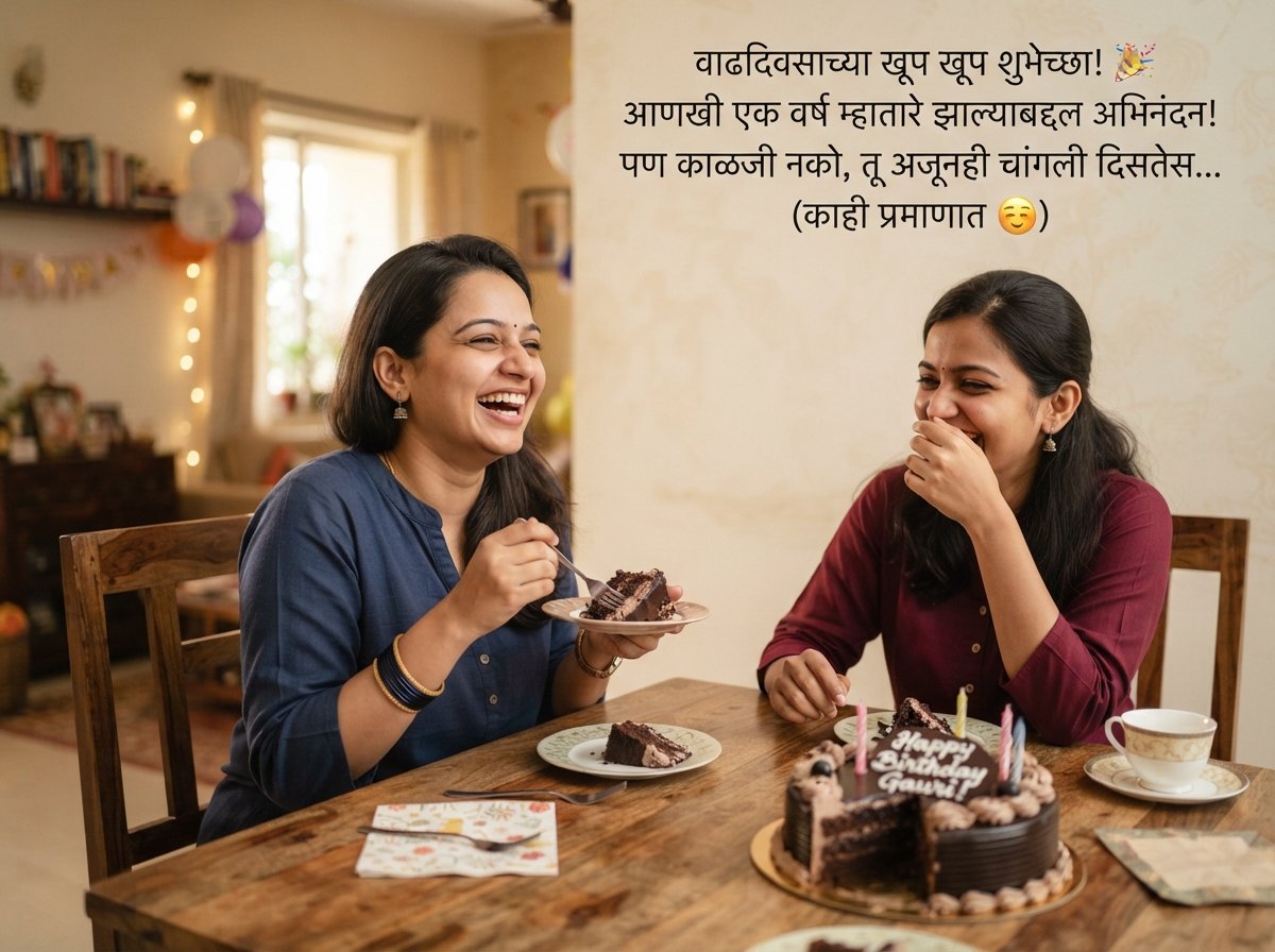 Funny Birthday Wishes in Marathi