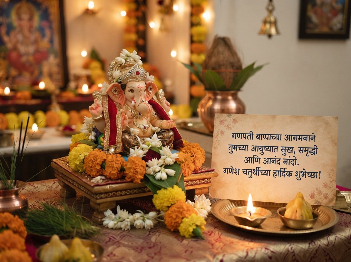 Ganesh Chaturthi Wishes in Marathi