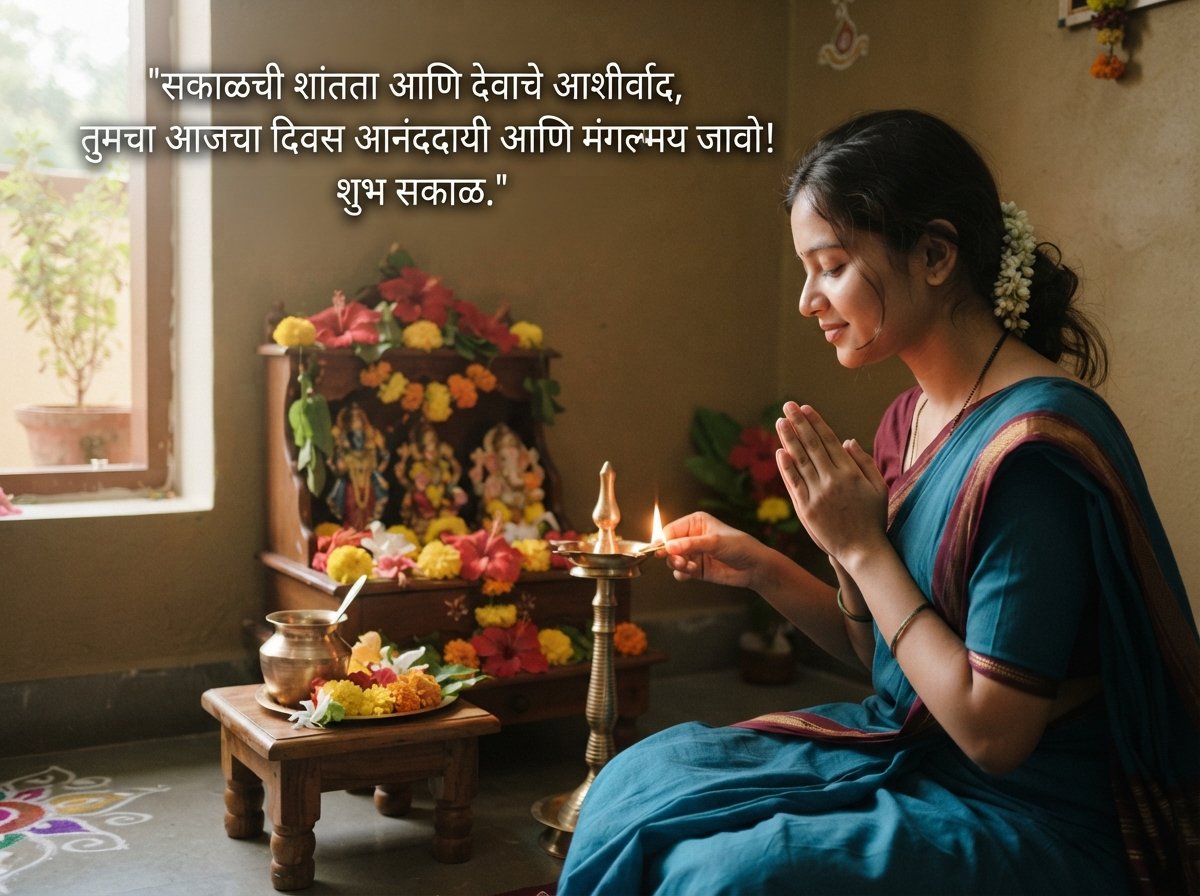 Good Morning Wishes in Marathi