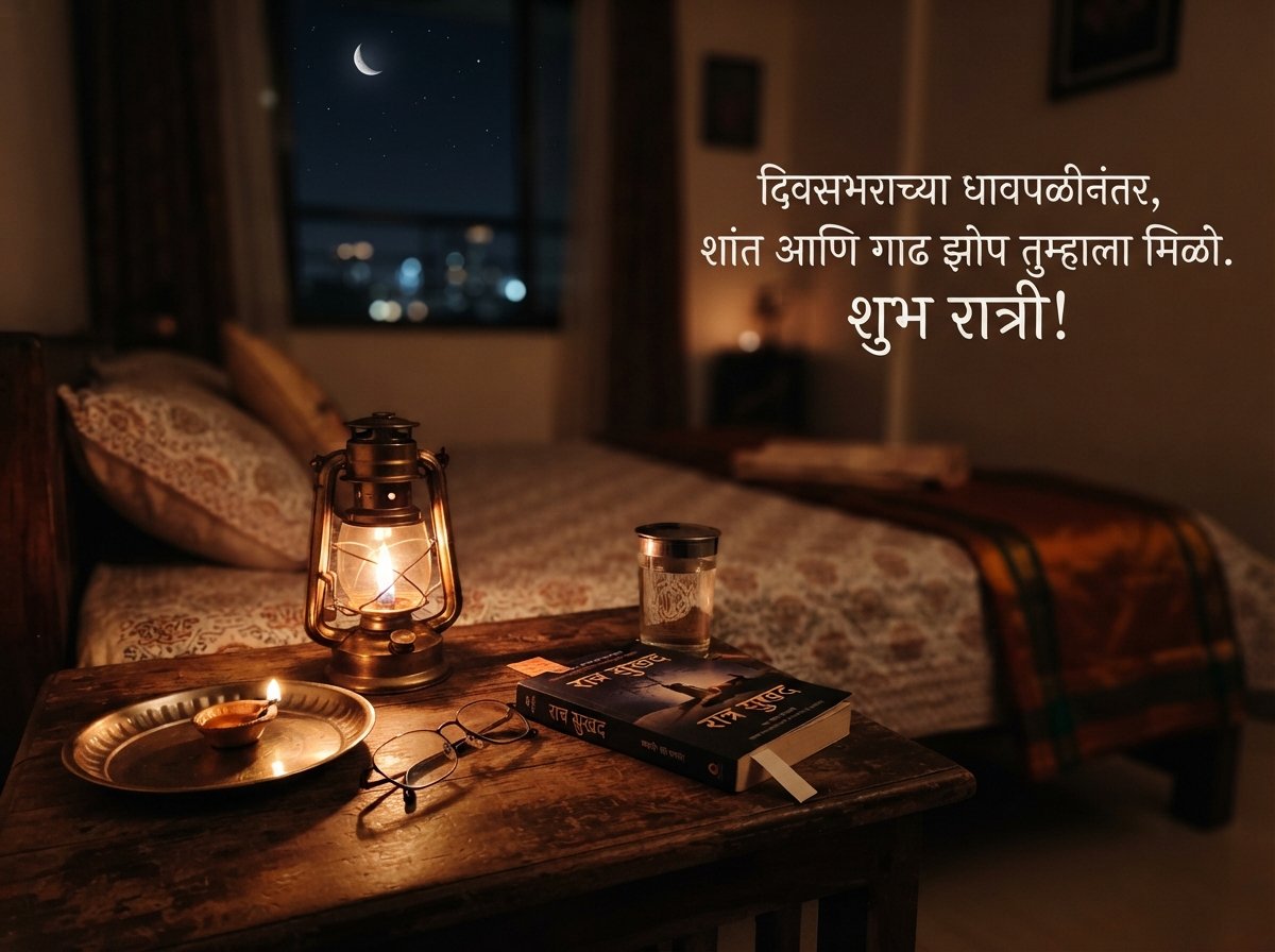 Good Night Wishes in Marathi