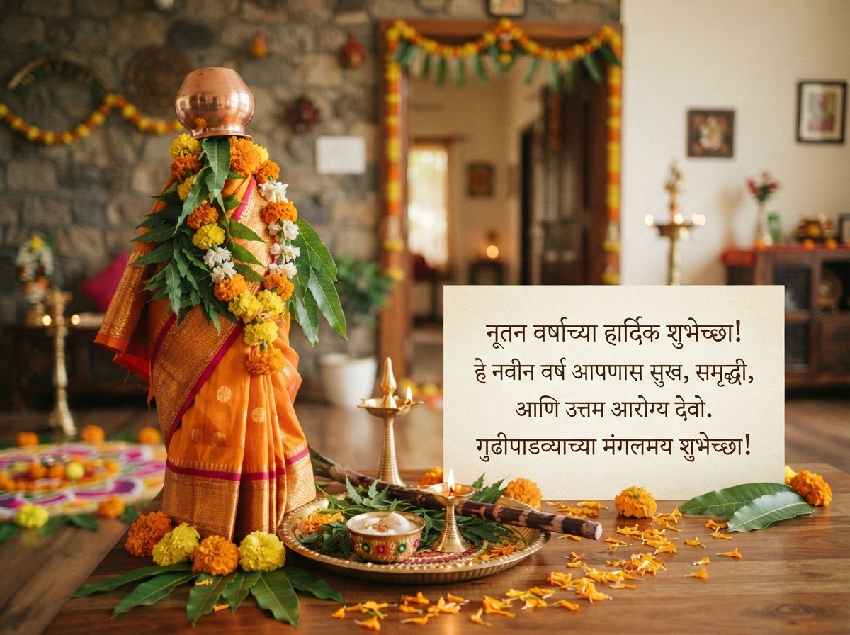 Gudi Padwa Wishes in Marathi