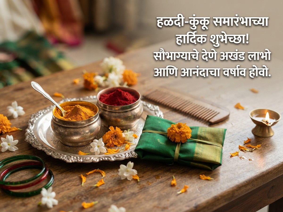 Haldi Kunku Wishes & Messages in Marathi