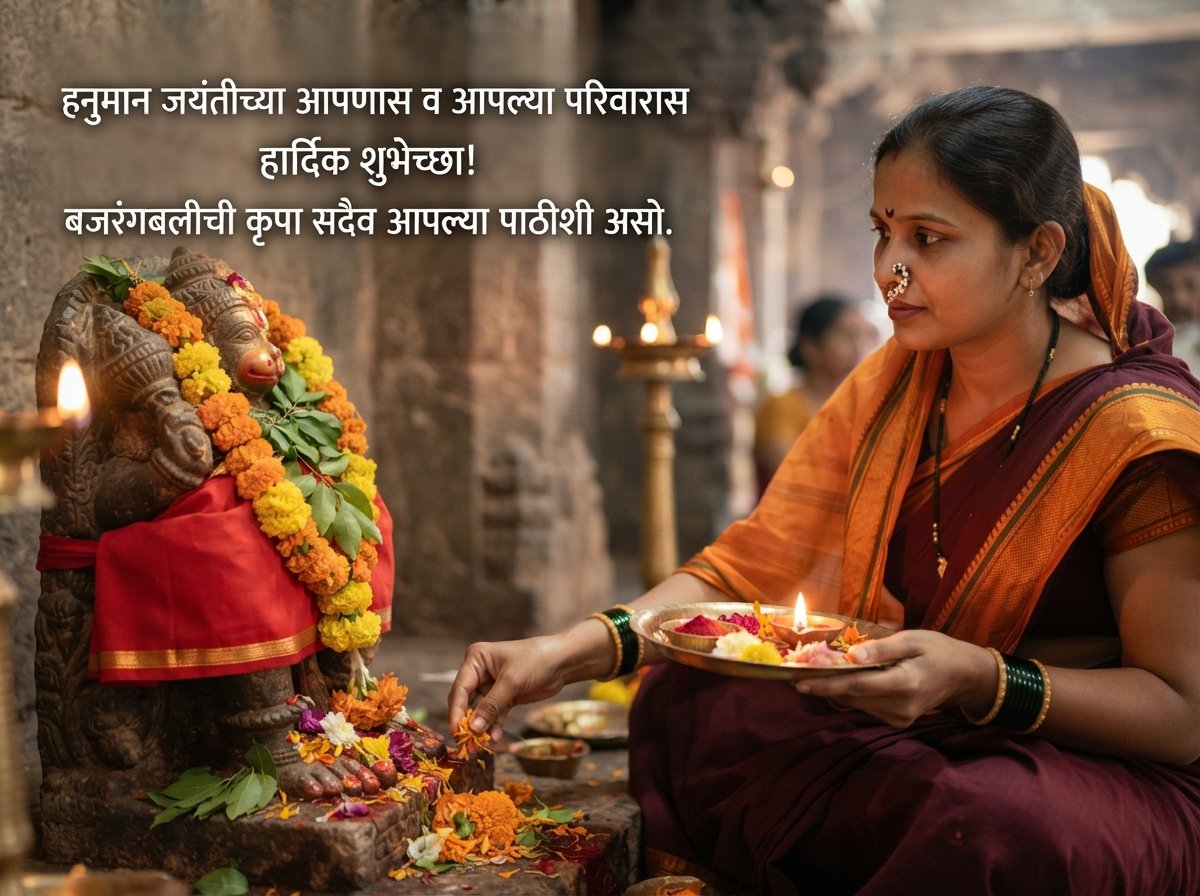 Hanuman Jayanti Wishes in Marathi