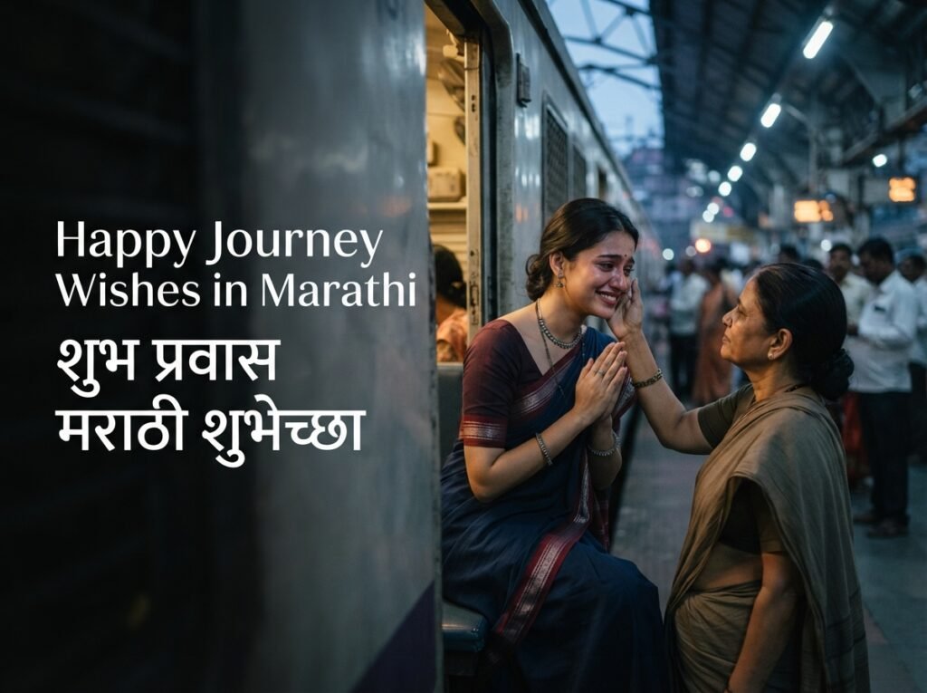 Happy Journey Wishes in Marathi